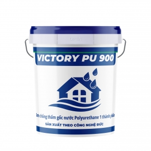 SƠN CHỐNG THẤM GỐC NƯỚC POLYURETHANE 1 THÀNH PHẦN VICTORY PU 900 - VTR9